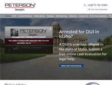 Tablet Screenshot of duiinidaho.net